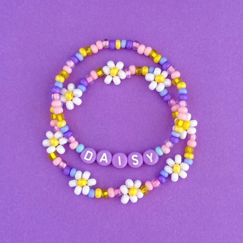 Daisy Duck Bracelets, Stacking Stretch Beaded Bracelets, Daisy Bracelets | Etsy (Global)