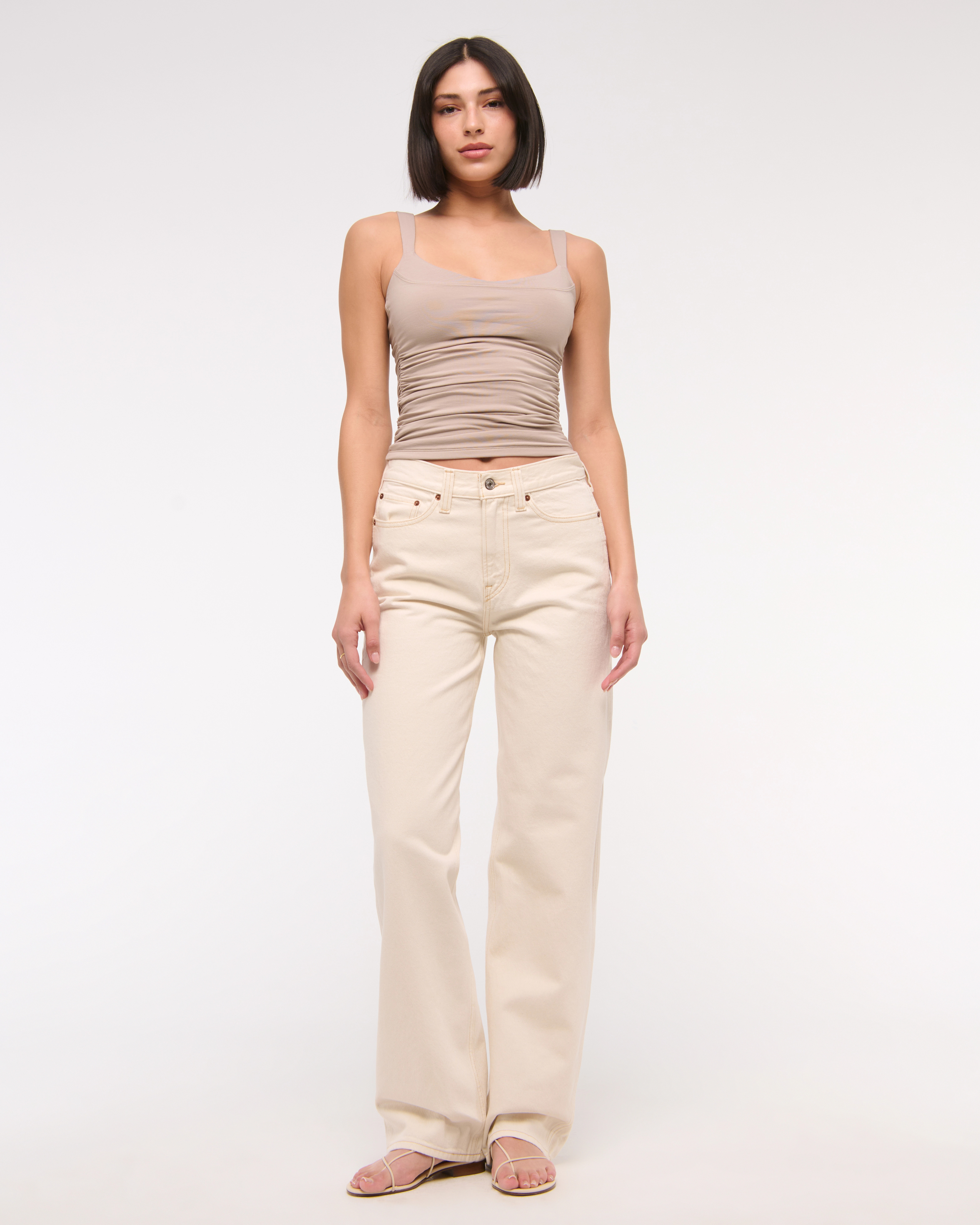 Mid Rise Slouchy Jean | Abercrombie & Fitch (US)