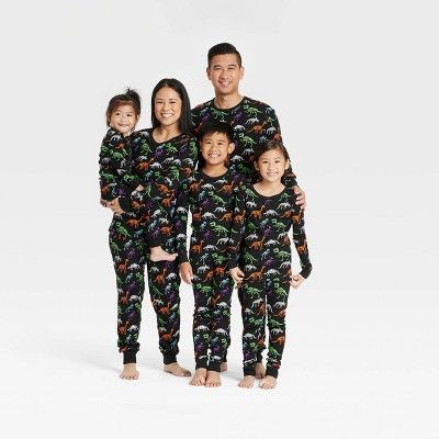 Halloween Dino Skeletons Matching Family Pajama Set - Hyde & EEK! Boutique™ Black | Target