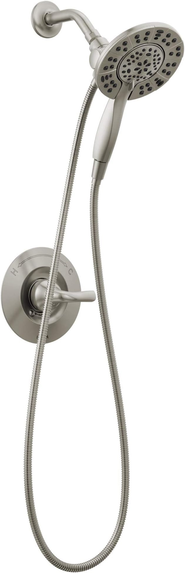 DELTA 142840-SP-I Arvo Tub Shower, SpotShield Brushed Nickel | Amazon (US)