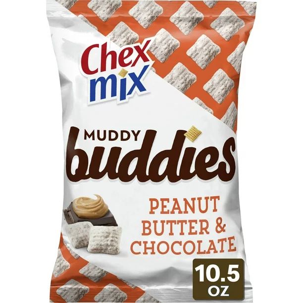 Chex Mix Muddy Buddies, Peanut Butter and Chocolate Snack Mix, 10.5 oz - Walmart.com | Walmart (US)