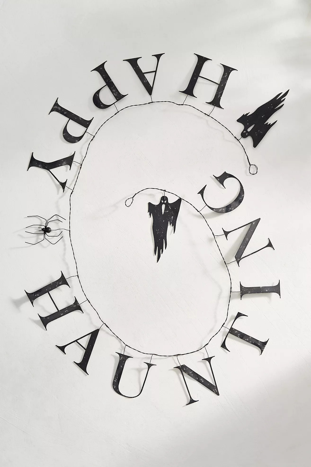 Happy Haunting Iron Garland | Anthropologie (US)