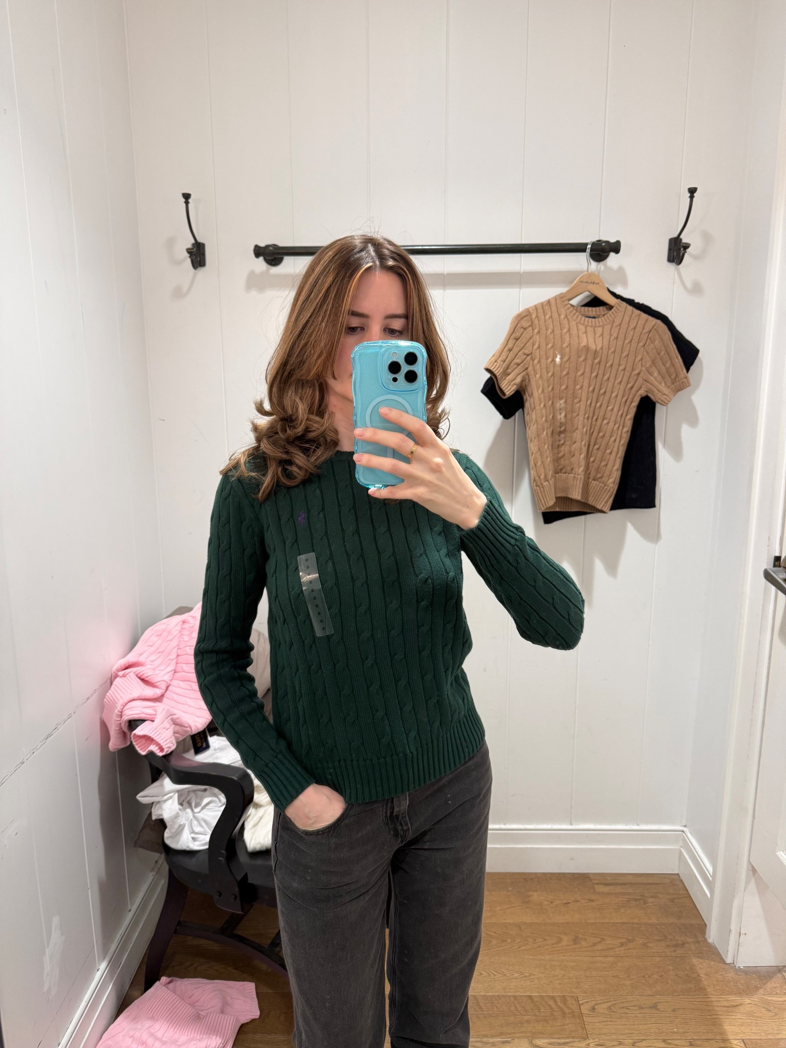 Love the Ralph Lauren sale right now! This is 40% off in store! This green is a very interesting shade of green, it’s different. I’m not sure if I like it tbh lol 

#LTKwinter #LTKgiftguide #LTKholiday