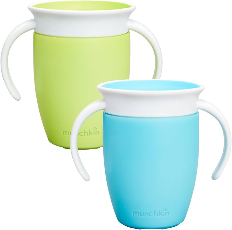 Munchkin Miracle 360 Sippy Cup | Trainer Toddler BPA Free Baby & Toddler Cups w.Handles | Non Spi... | Amazon (UK)