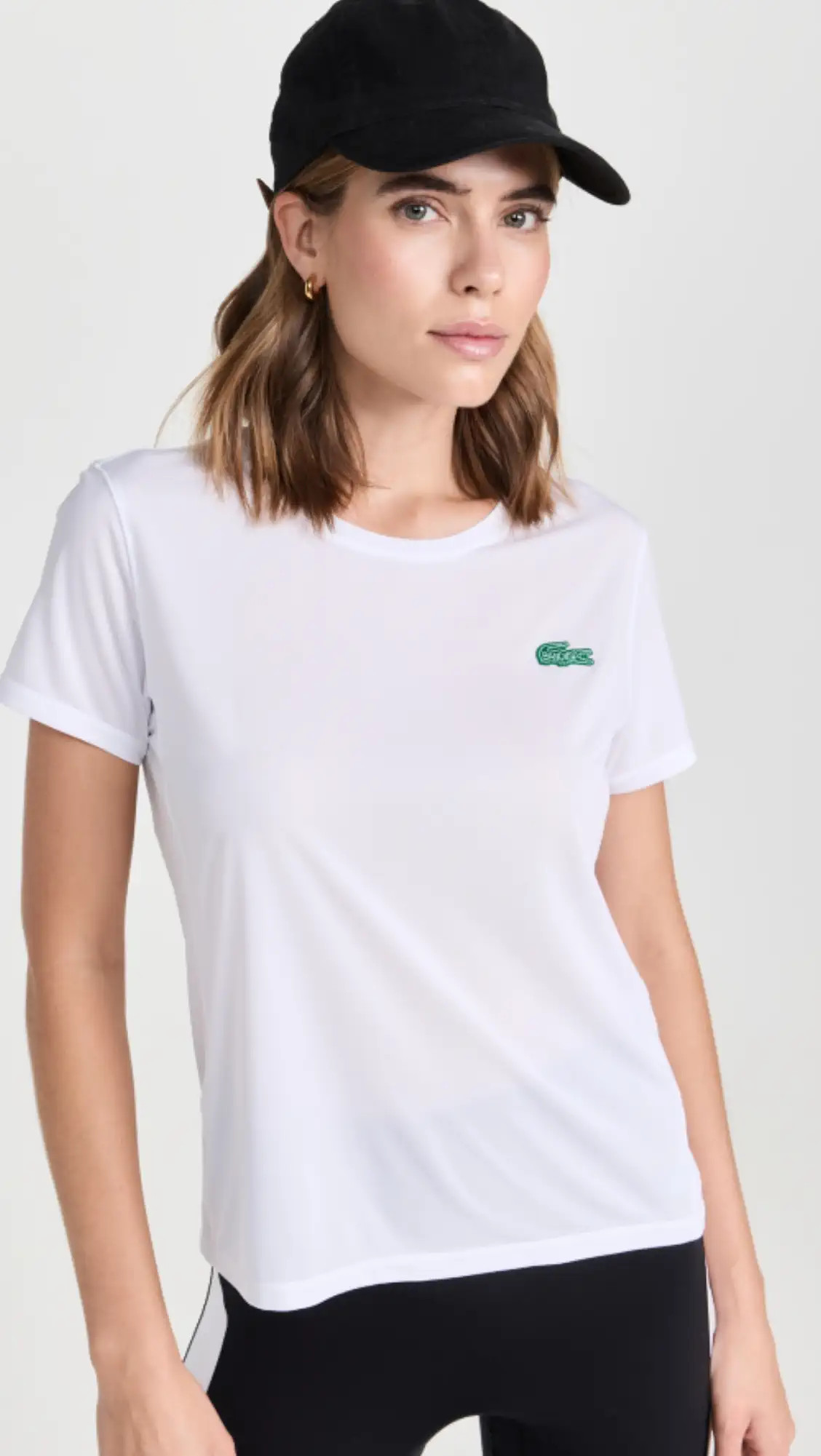 Lacoste x Bandier Short Sleeve Performance Top | Shopbop | Shopbop