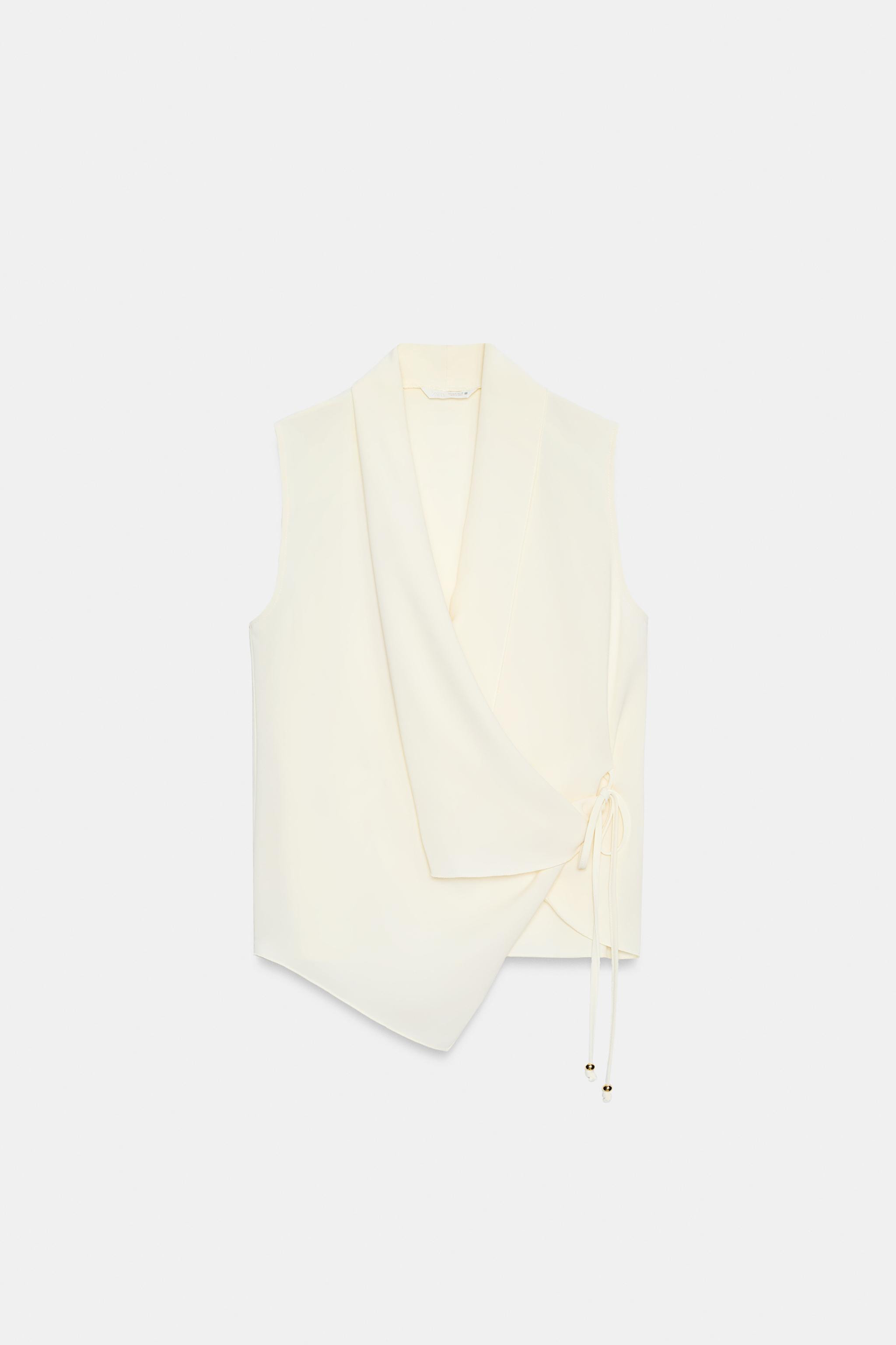 FLOWY WRAP TOP | Zara US