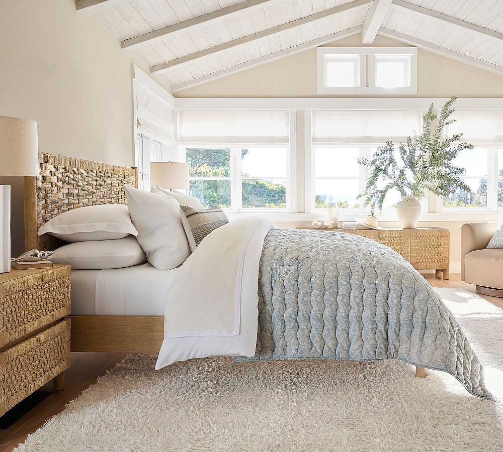 Coral Reef Embroidred Quilt​ | Pottery Barn (US)
