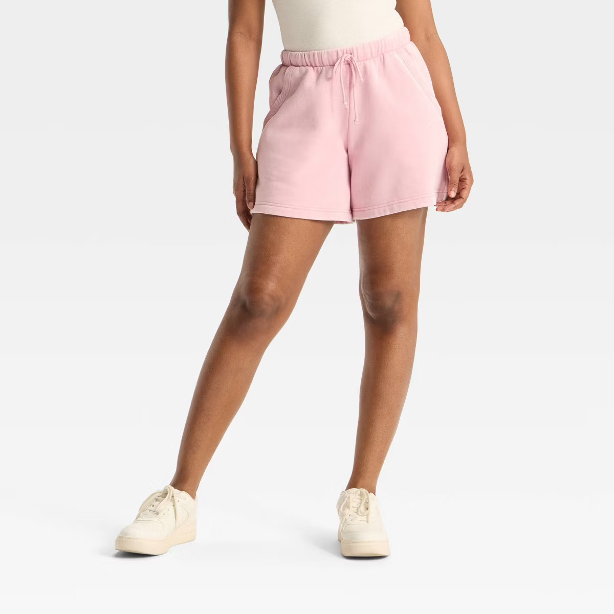 Women's Fleece Bermuda Mid-Rise Pull-On Shorts - Wild Fable™ | Target