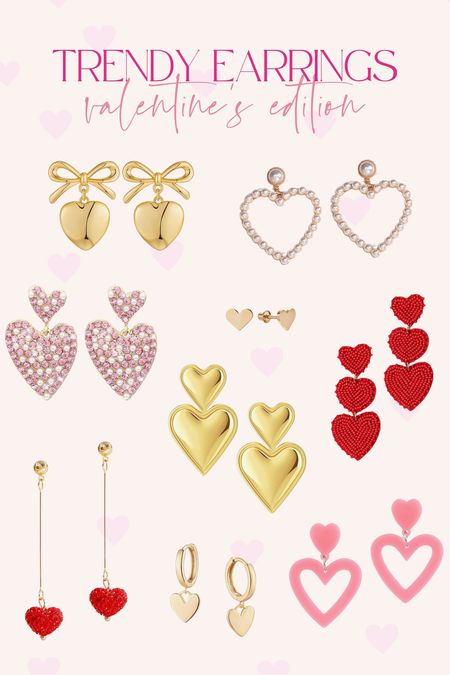 The sweetest earrings for Valentine’s Day date night and events!