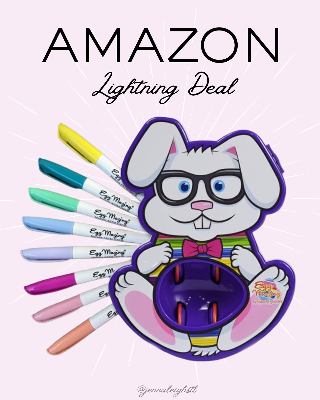 Lightning deal on the Eggmazing Easter Egg Decorator Kit at Amazon. A fun, mess-free alternative to traditional Easter egg dyeing for kids. 🐰🎨 

 #LTKSeasonal #LTKSaleAlert #LTKKids