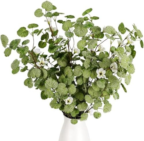 Melorca&Guilla Artificial Plants,3PCS 35" Green Faux Branches for Vase,Faux Greenery Stems Vase B... | Amazon (US)