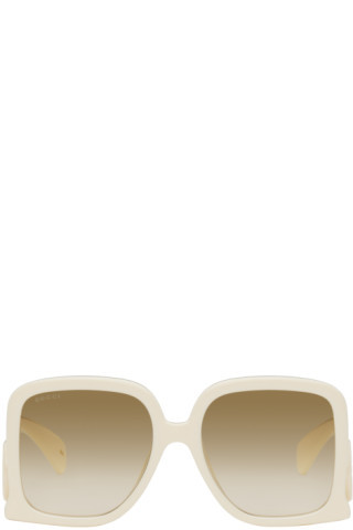 Off-White Oversized Square Side Bar Acetate Sunglasses | SSENSE