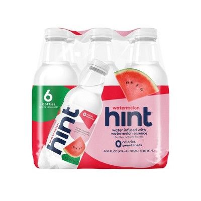 hint Watermelon Flavored Water - 6pk/16 fl oz Bottles | Target