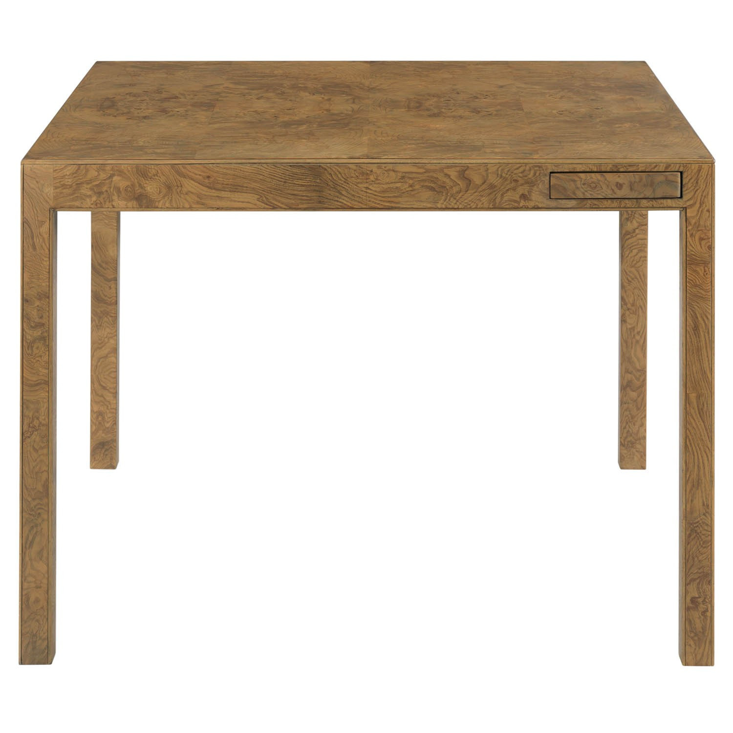 Centro Moden Classic Olive Ash Burl Game Table | Kathy Kuo Home
