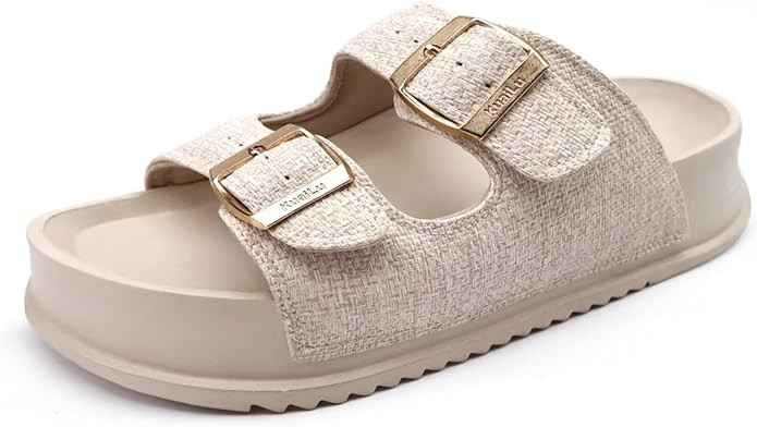 KuaiLu Womens Sandals Slides US Size 6-12 | Amazon (US)