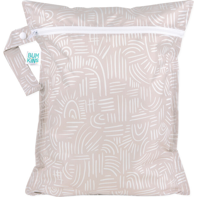 Bumkins | Wet Bag, Wander (Grey, Size Baby) | Maisonette | Maisonette