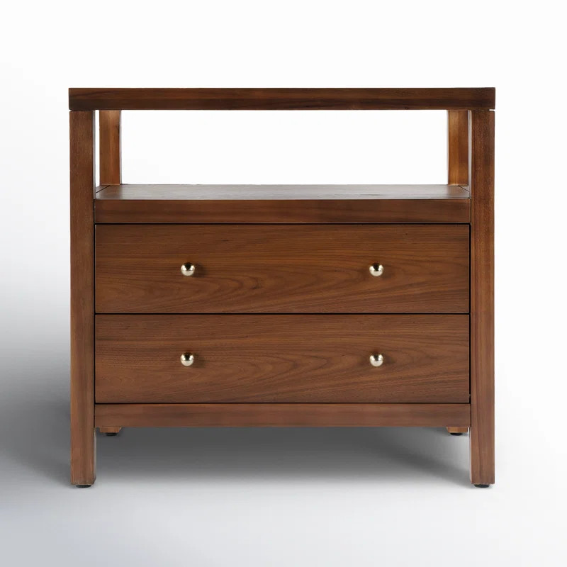 Celine 28" 2-Drawer Nightstand | Wayfair North America