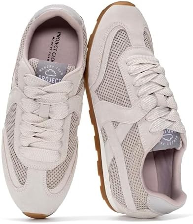 Project Cloud Leather Barefoot Shoes Women – Memory Foam Lace-Up Womens Sneakers – Lightweigh... | Amazon (US)