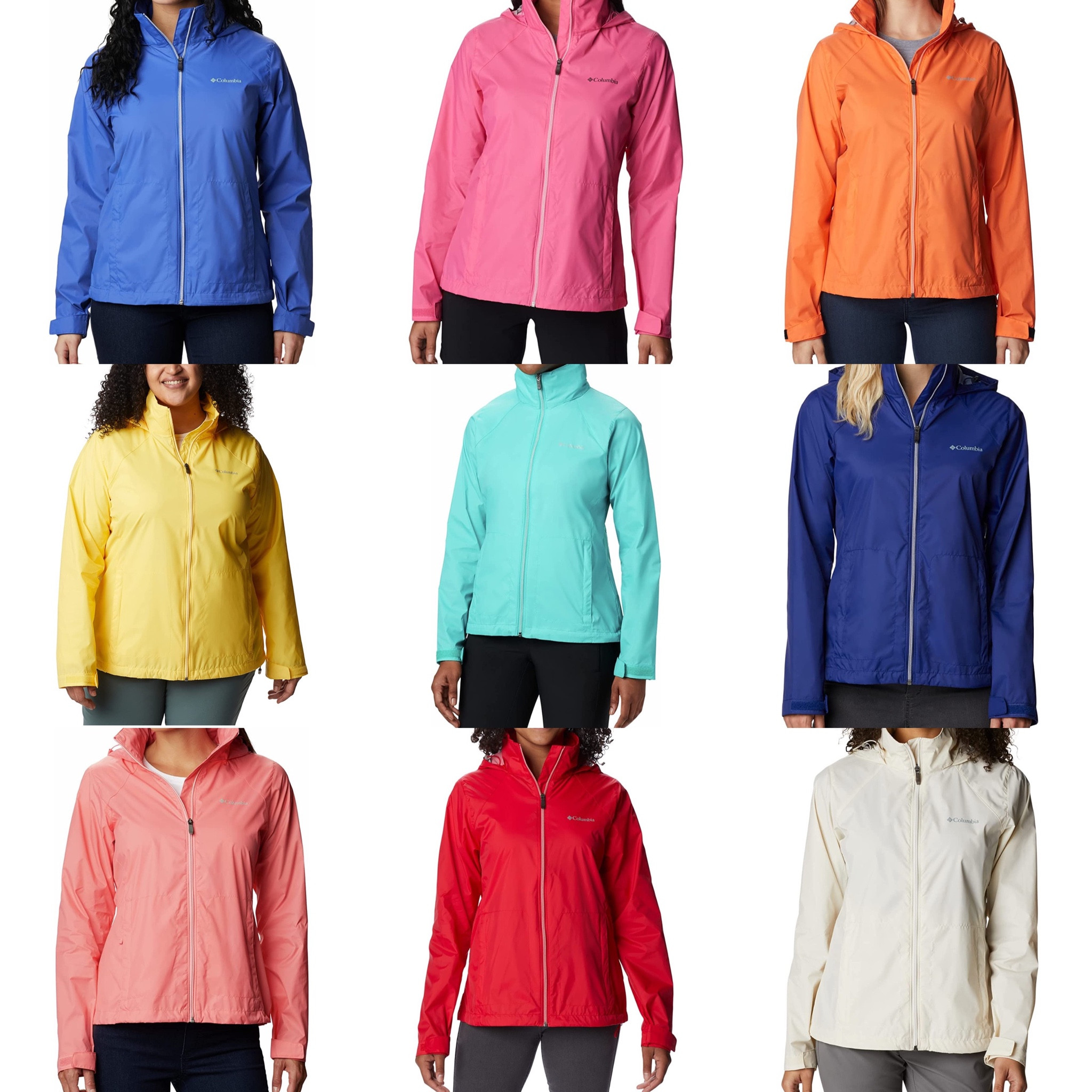 Columbia Raincoat in Spring colors


[based on stock photos]