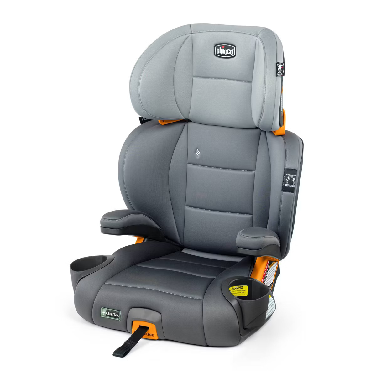 Chicco KidFit ClearTex Plus 2-in-1 Belt Positioning High Back Booster Car Seat - Drift: Metal, 10... | Target