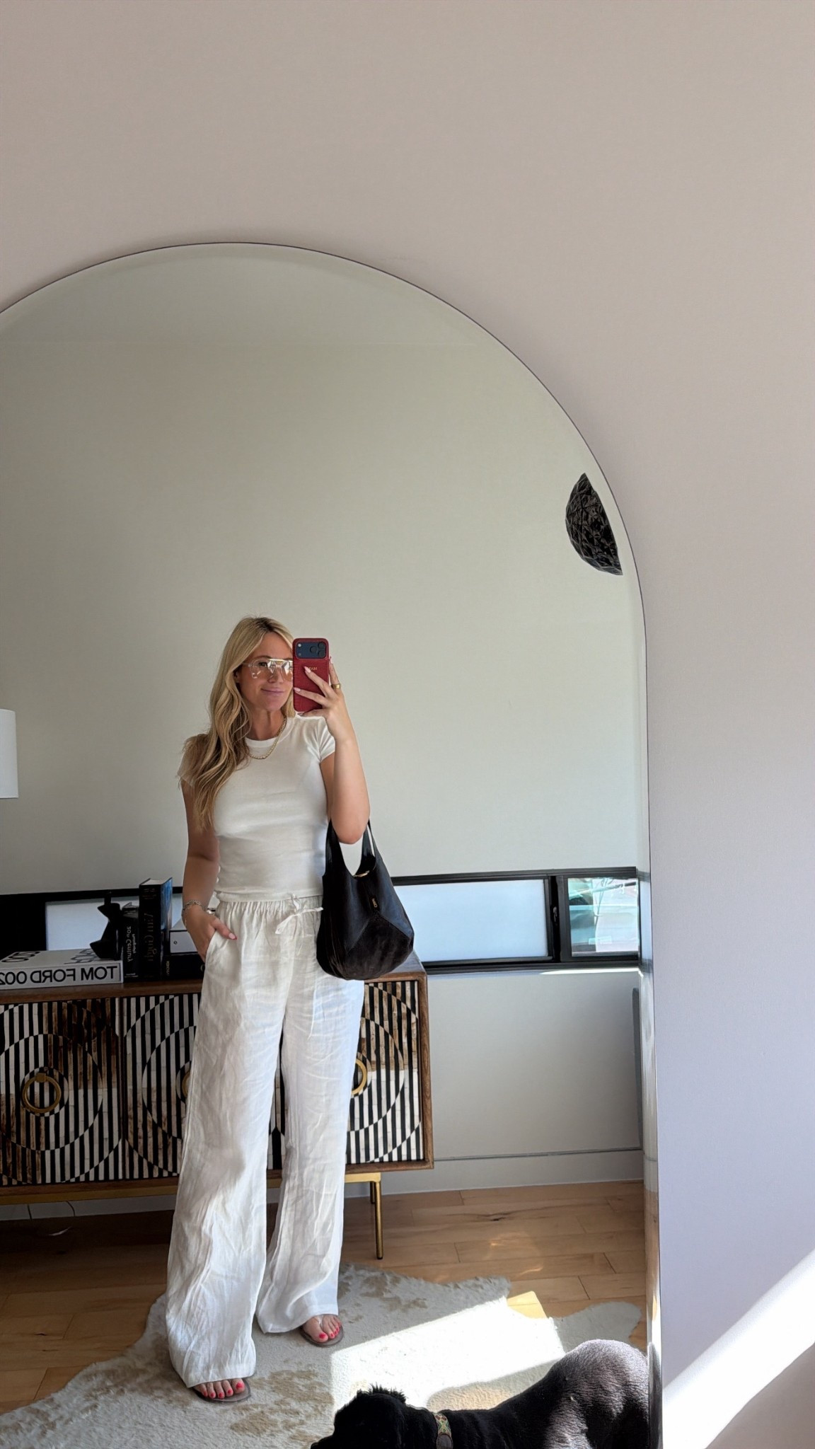 Tall friendly linen pants. Come in a few colors 

Revolveme white pants linen white tee

#LTKmomlife #LTKootd #LTKTall