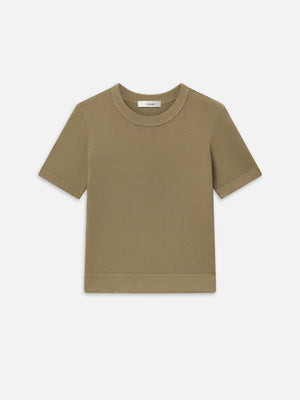 The Boxy Tee -- Army | Frame Denim