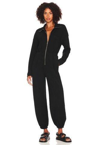 Varley Jessie Jumpsuit in Black from Revolve.com | Revolve Clothing (Global)