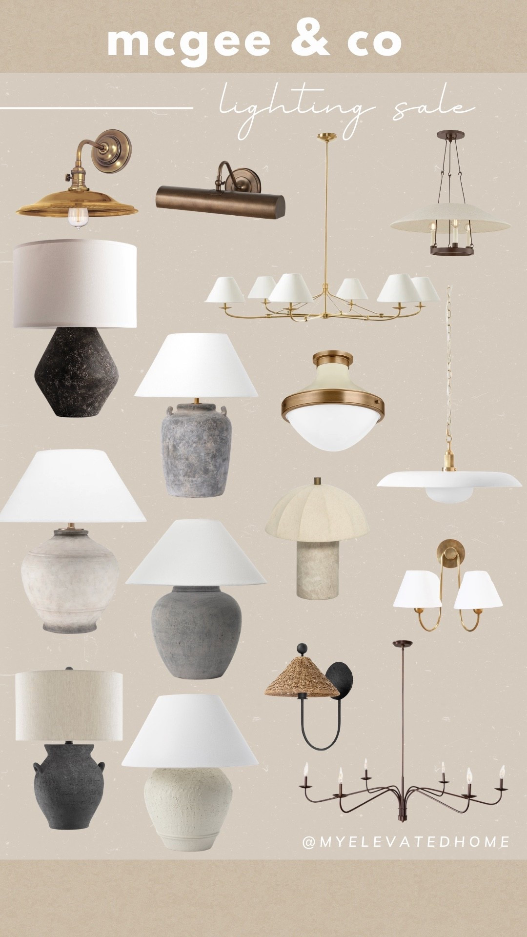 A few of my favorite McGee & Co. lighting finds are on sale right now 🤎 Oversized ceramic lamps, warm brass sconces, dainty chandeliers and pendants.

Perfect if you’re updating a room or looking for that one statement piece that pulls everything together.

#LTKhome #McGeeAndCo #LightingDesign #HomeDecor #OrganicModern #ElevatedHome