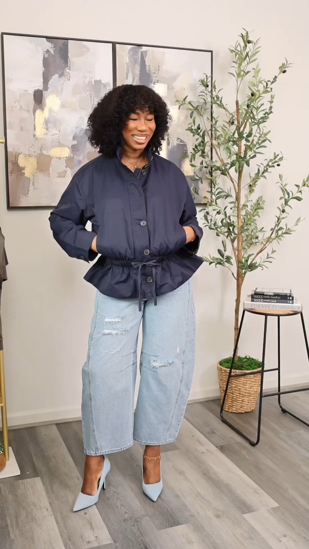 Easy spring transition outfit… Love this monochromatic look. 
Size large jacket
Size 12 jeans


#LTKootd #LTKSeasonal #LTKBump