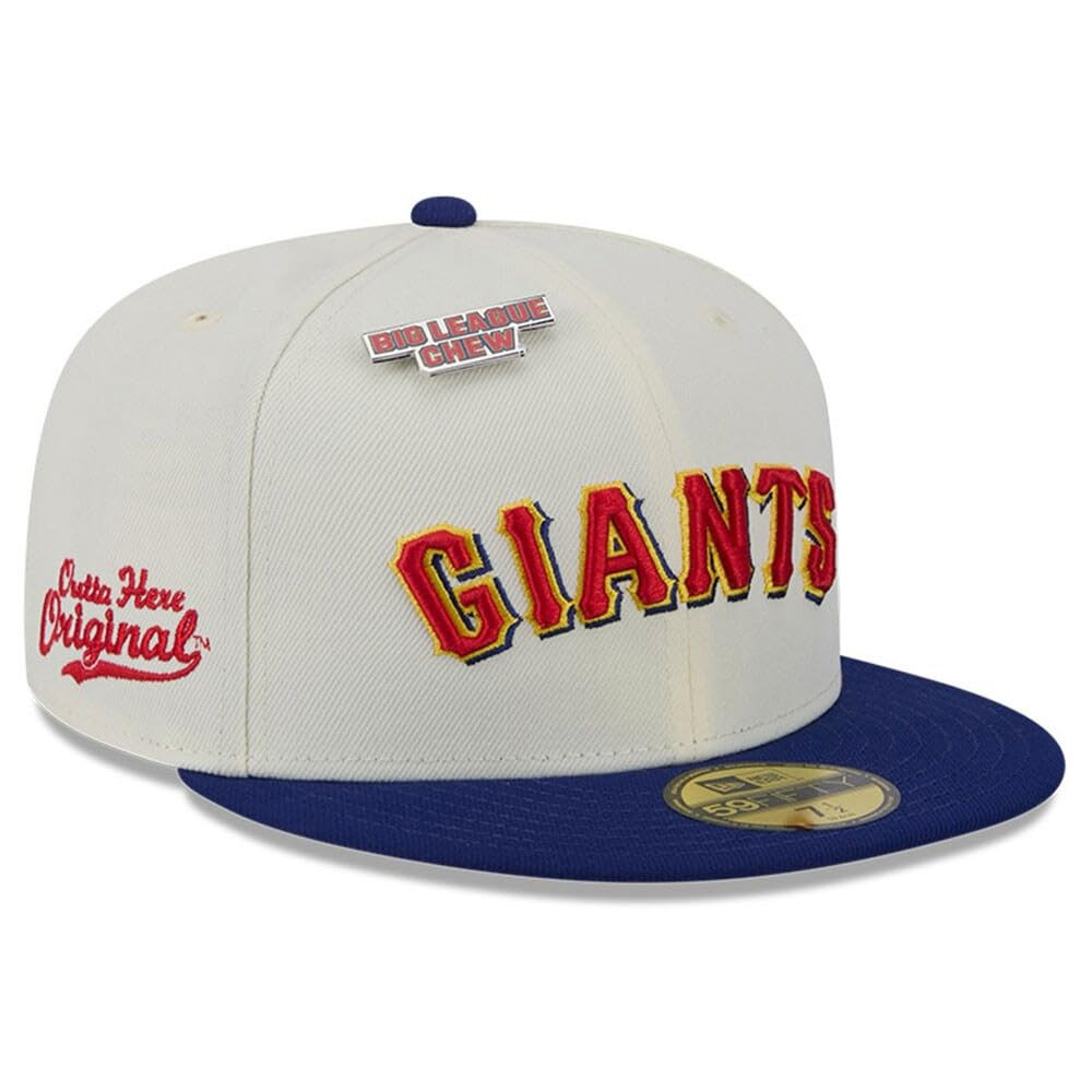 New Era SF San Francisco Giants 59FIFTY Cooperstown Original 2Tone Removable Pin Fitted Cap, Hat | Amazon (US)