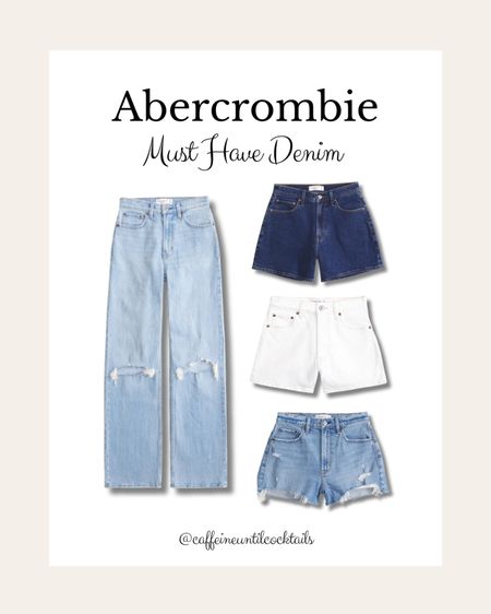My favorite denim finds from Abercrombie! These all come in multiple washes, but I shared my favorites! 

Denim, jeans, jean shorts, Abercrombie, Midsize Fashion, Summer Style, Distressed Denim




#LTKfindsunder100 #LTKmidsize