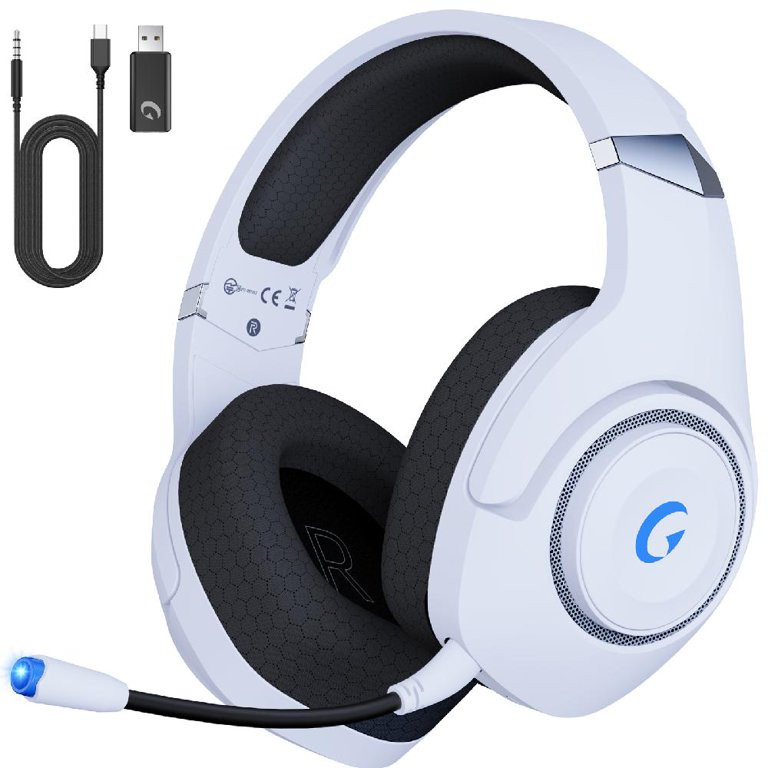 Ecomoment Wireless Gaming Headsets for PS5 PS4 PC Nintendo Switch PC with Bluetooth 5.2, 2.4 GHz ... | Walmart (US)