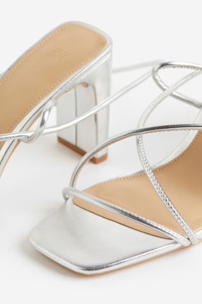 Heeled Strappy Sandals | H&M (US + CA)