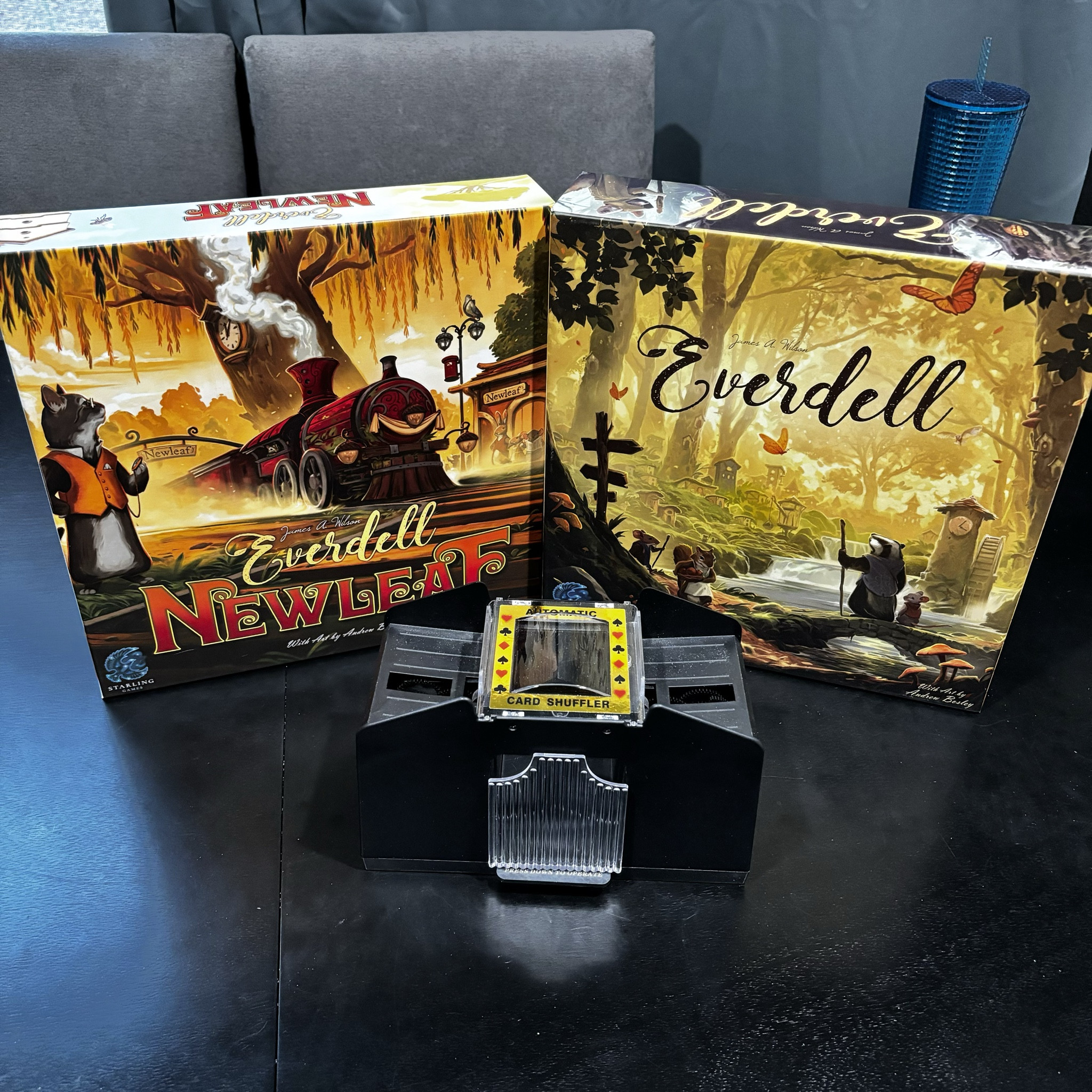 Looking to add charm and strategy to your next game night? Everdell and its Newleaf expansion are perfect for family fun or relaxing evenings in. With stunning woodland artwork and immersive gameplay, this is one of our favorite finds! Plus, I grabbed this budget-friendly card shuffler that makes setup a breeze. Shop my game night favorites on LTK cozy vibes and great deals included!
#boardgame #2playergame 
Highly recommend Newleaf expansion for Everdell!

#LTKHome #LTKFindsUnder100 #LTKSaleAlert