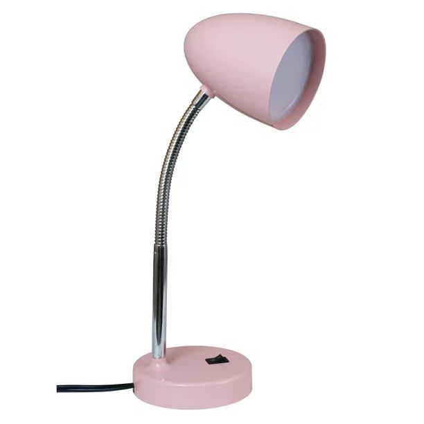 Mainstays 3.5 Watt LED Desk Lamp, Flexible Gooseneck, Pearl Blush | Walmart (US)