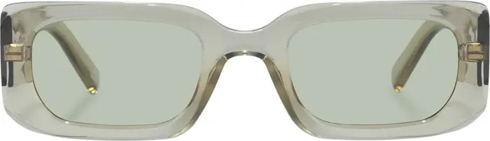 Rippled Rebel 53mm Rectangular Sunglasses | Nordstrom