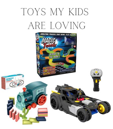 Affordable budget friendly sale discount toys Batman remote control vehicle transformer kid boy child gift present gifts ideas Christmas Hanukkah holiday birthday glow in the dark race car track domino train fine motor skills￼

#LTKfamily #LTKunder50 #LTKkids