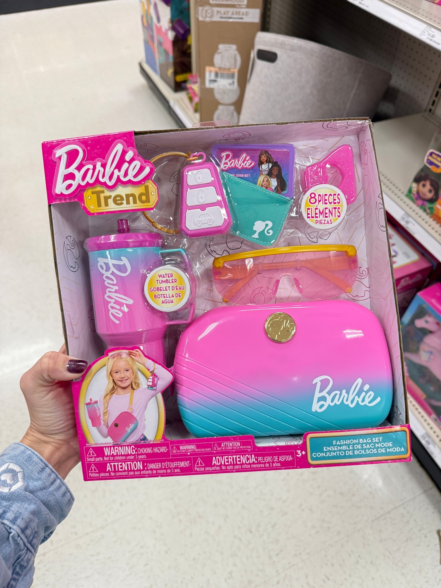 Barbie Trend Fashion Bag Set: Includes Play Credit Card & Beauty Accessories

#LTKGiftGuide #LTKHoliday #LTKKids