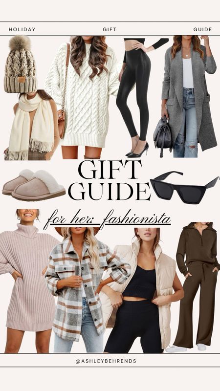 Gift guide for the fashionista 🎁 Gift ideas for her 
#giftguide #amazonfashion #giftideas #holiday #christmas #winterstyle #fallfashion #outfitinspo #everydaystyle #giftsforher #fashionista #giftsforteens

#LTKGiftGuide #LTKCyberWeek #LTKHoliday