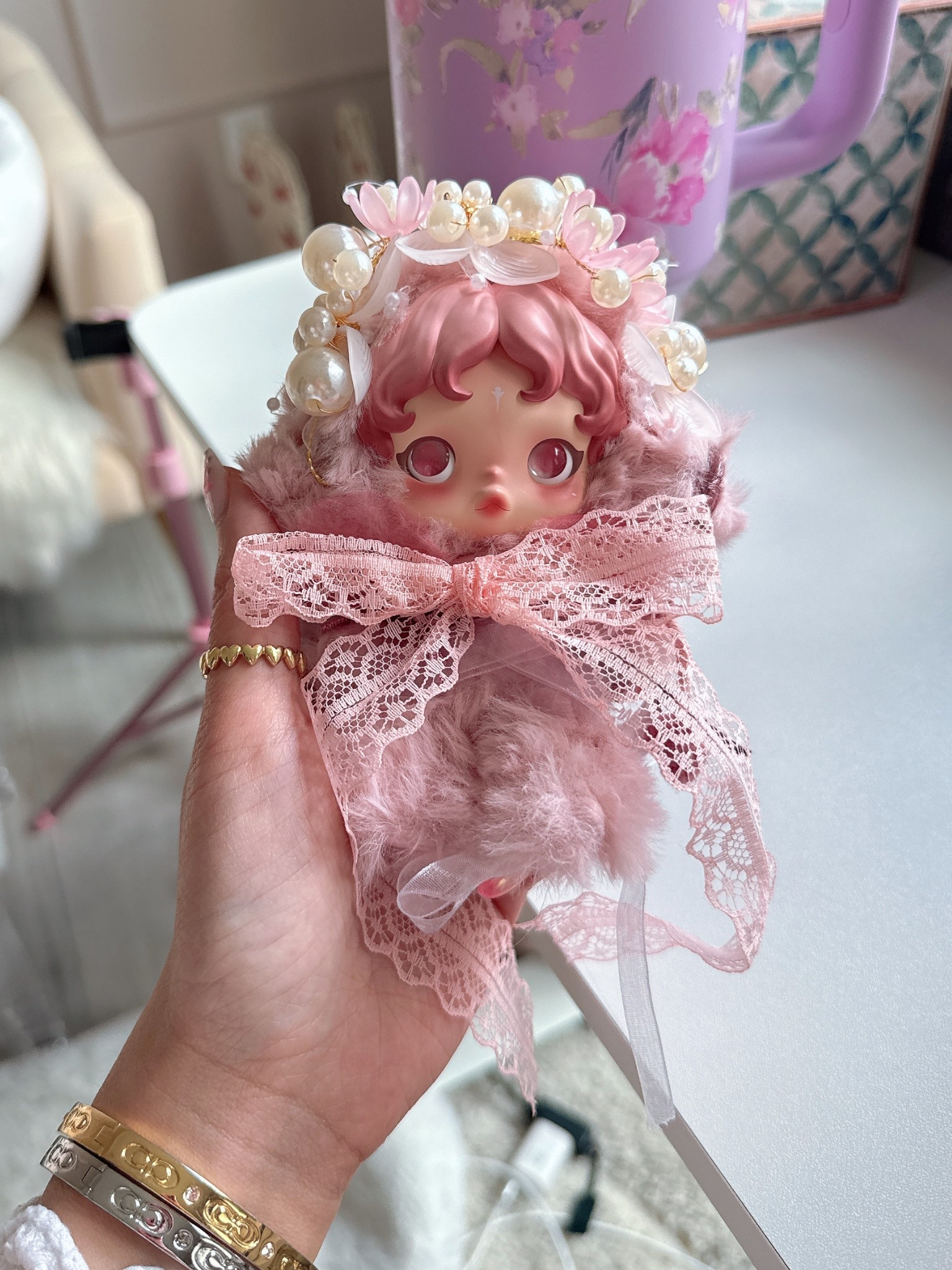 Skullpanda princess outfit! #popmart #lahubu