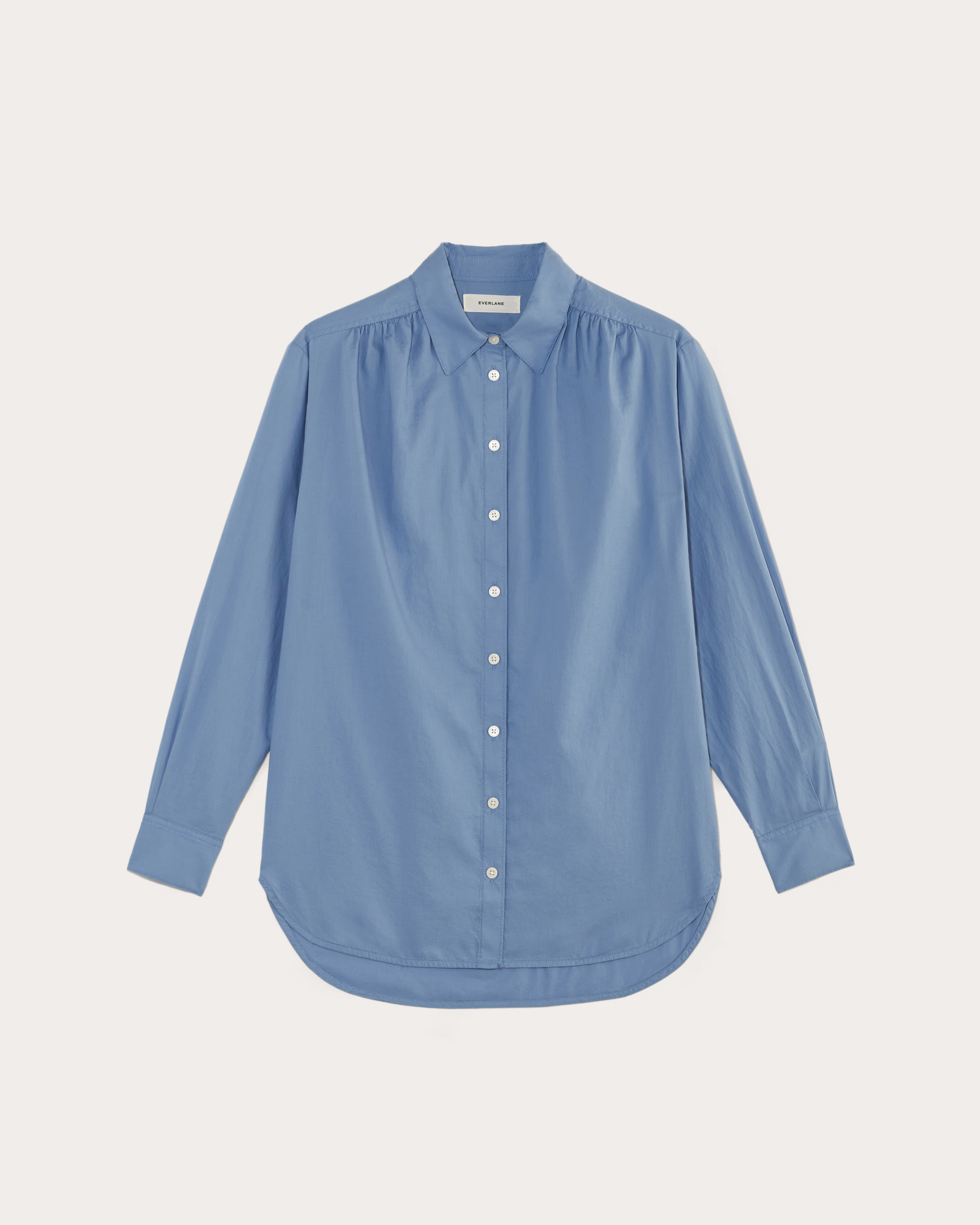 The Gathered Shirt in Silky Cotton | Everlane