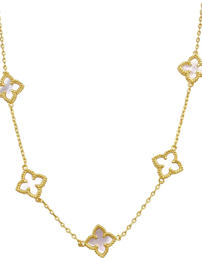 Mother of Pearl Station Necklace | Nordstrom Rack