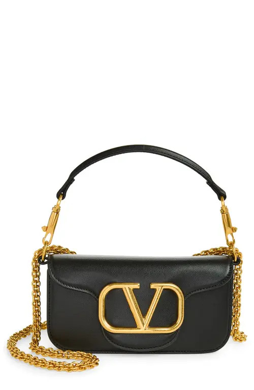 Valentino Garavani Small Locò Shoulder Bag in Nero at Nordstrom | Nordstrom