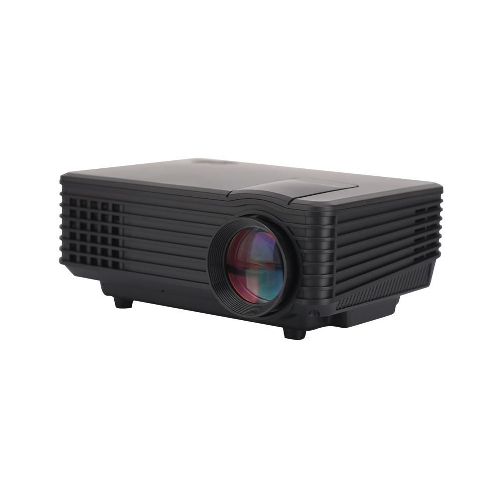 ProHT 800 x 480 LCD Mini Projector with 800-Lumens | The Home Depot
