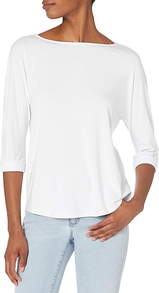 Daily Ritual Women's Jersey Oversized Bunch-Sleeve Top | Amazon (US)
