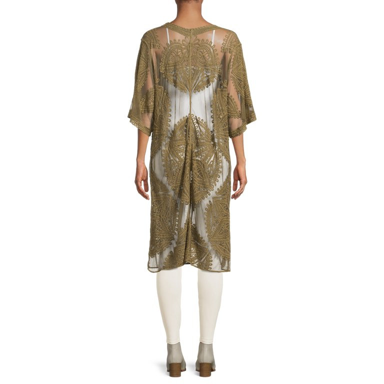 Time and Tru Women’s Lace Kimono | Walmart (US)