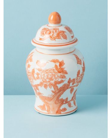 9in Ceramic Ginger Jar With Lid | HomeGoods