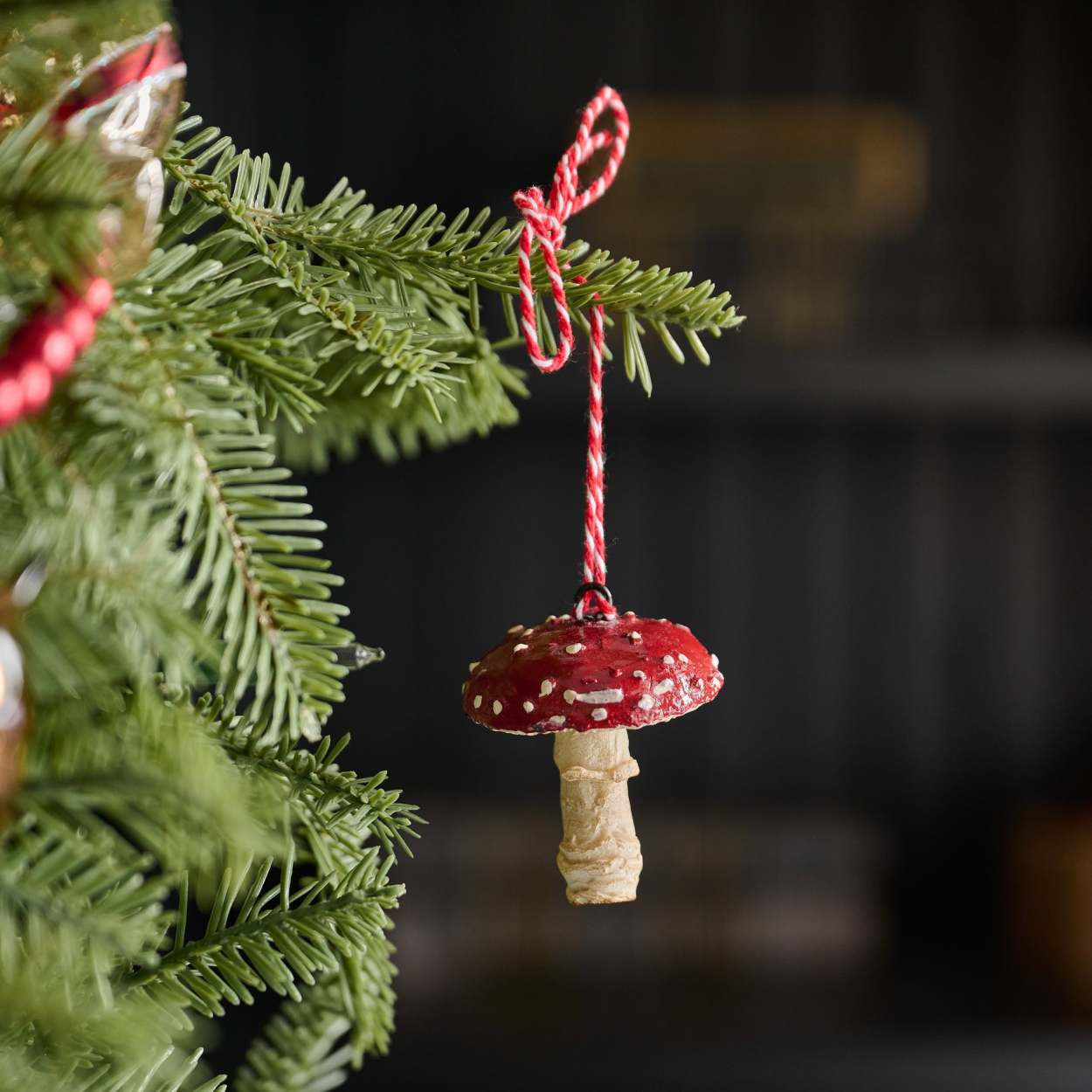 Red Toadstool Ornament Set of 2 | Magnolia
