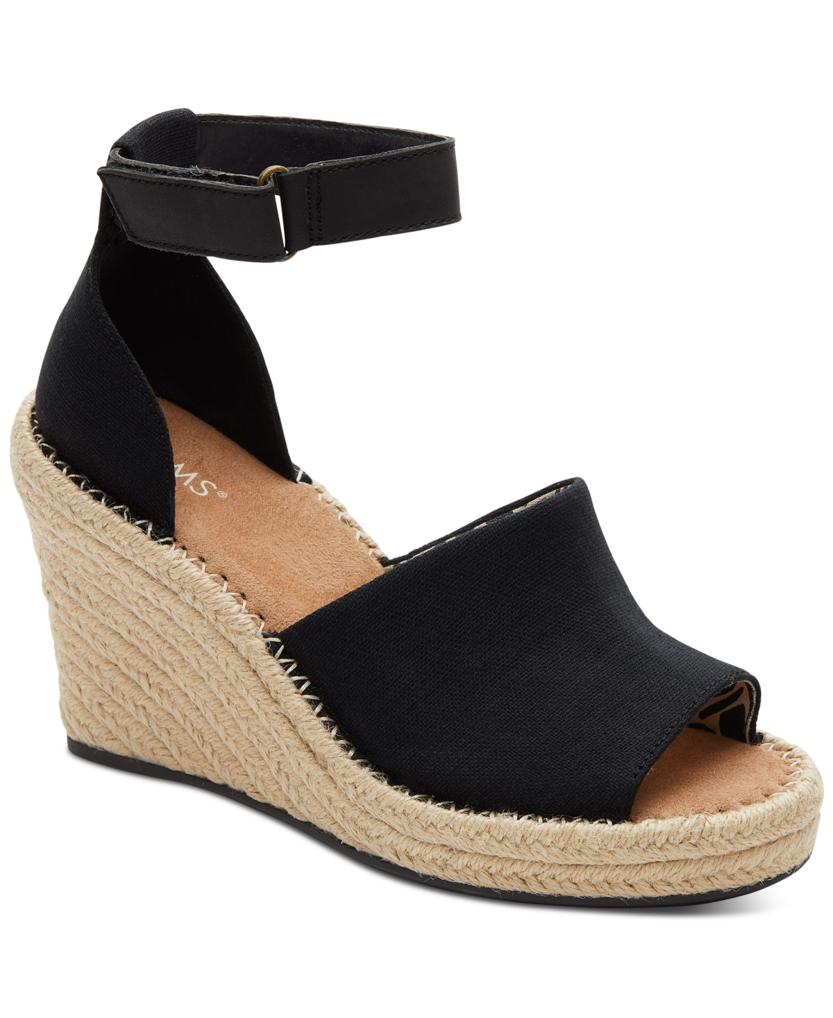 Toms Women's Marisol Recycled Espadrille Wedge Sandals Women's Shoes | Macys (US)