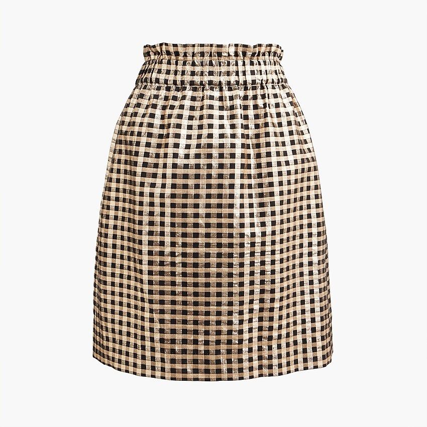 Paper-bag pull-on mini skirt | J.Crew Factory